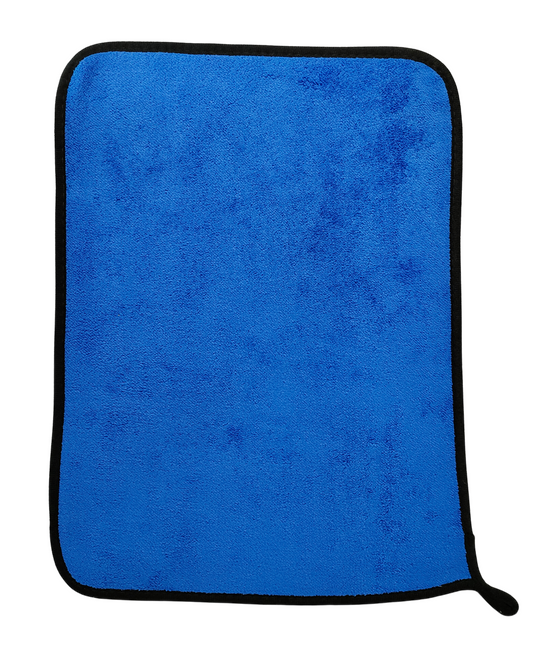 Blue Coloured Microfiber cloth duster front side