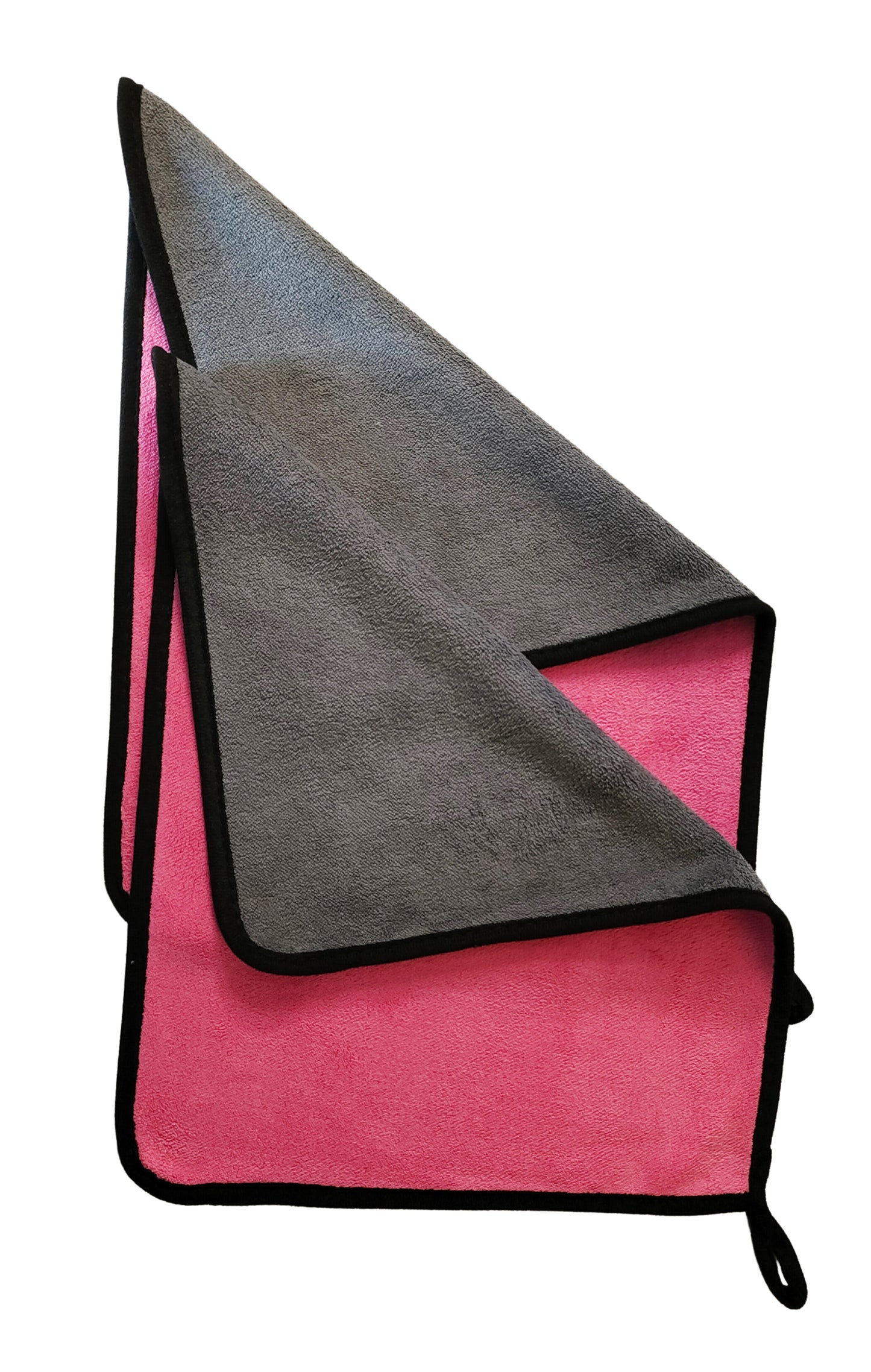 Pink Coloured Microfiber cloth duster front & Back side set of 2