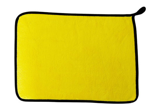 Yellow Coloured Microfiber cloth duster front side  view