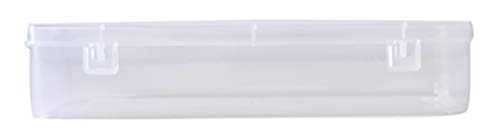 Clear Plastic Bright Small Storage Boxes front view