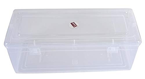 Clear Plastic Transparent Medium Storage Boxes upper view