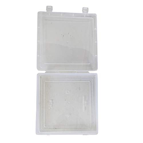 Clear Plastic Flat Square Storage Boxes open box