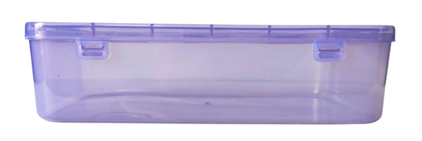 Big Plastic Storage Boxes Purple Colour front view
