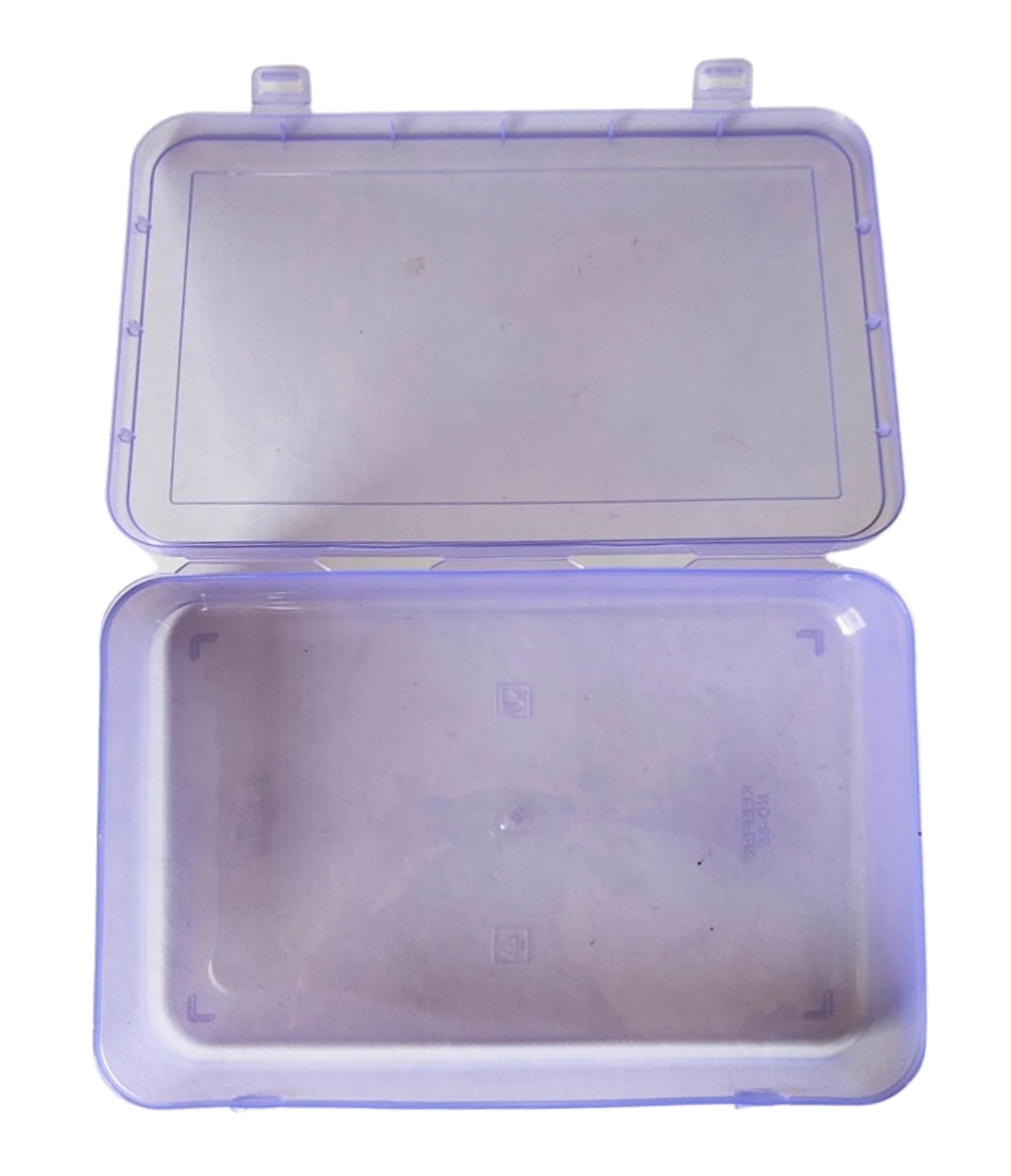 Big Plastic Storage Boxes Purple Colour  open box