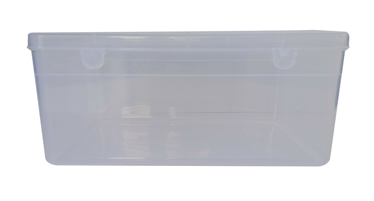 Clear Plastic Extra Large Storage Boxes front view