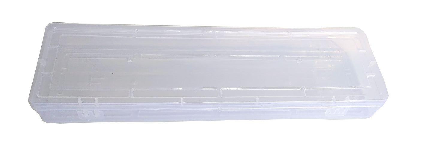 Clear Plastic Long Storage Boxes upper view