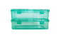 Green Coloured Plastic Medium Storage Boxes set of 3