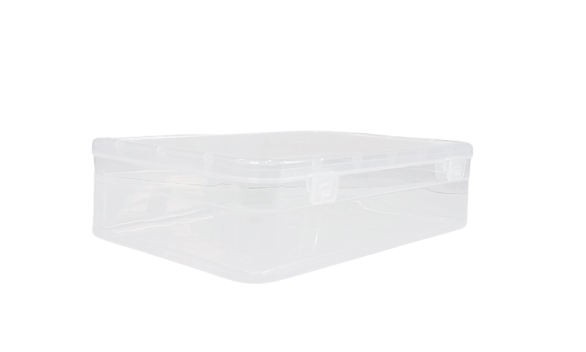 Plastic  white coloured Storage Box set side view