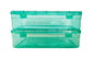 Green Coloured Plastic Medium Storage Boxes set of 2