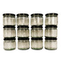 350 ml Glass Mason Jars with Airtight Multi Purpose Jar/Pickle Jars (Red, Golden & Black)