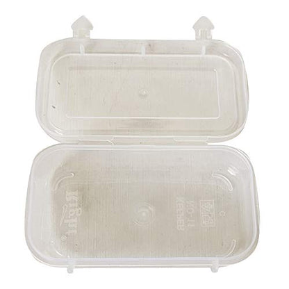 Clear Plastic Very Small Storage Boxes open box