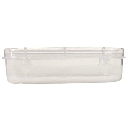 Clear Plastic Very Small Storage Boxes front view