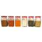 400 ml Glass Mason Jars with Airtight Square Cap Multi Purpose Jar/Pickle Jars (Red, Golden & Black)
