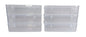 Clear Plastic Large Storage Boxes set of 6