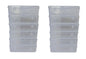 Clear Plastic Medium Storage Boxes set of 12
