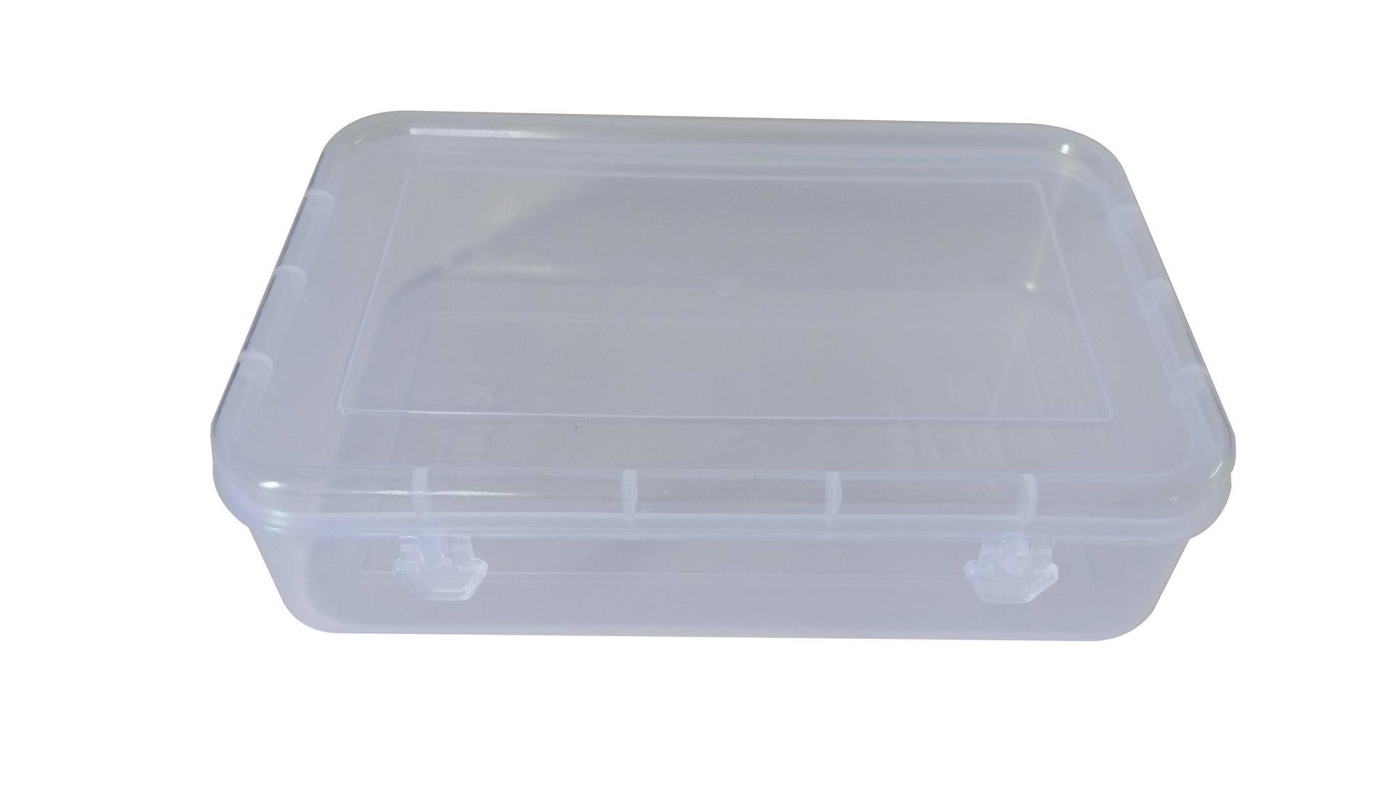 Clear Plastic Medium Storage Boxes upper view