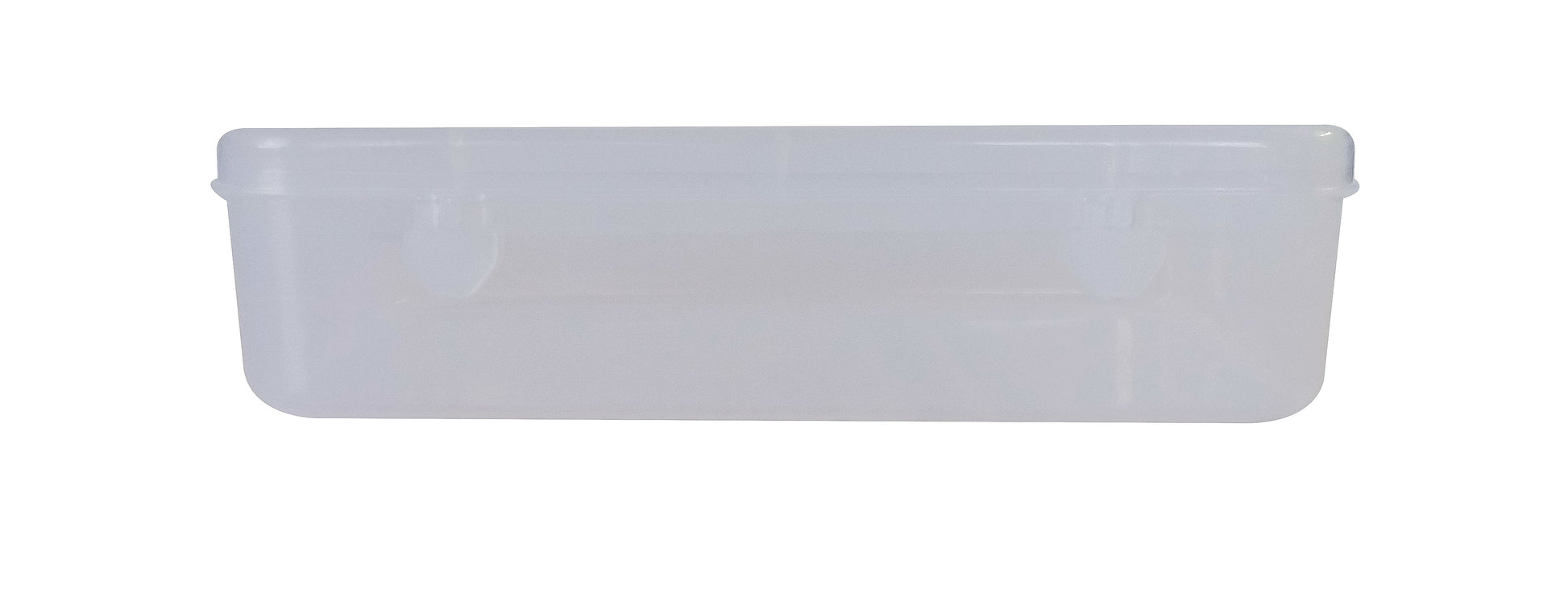 Clear Plastic Large Storage Boxes front view