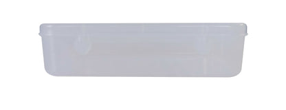 Clear Plastic Large Storage Boxes front view