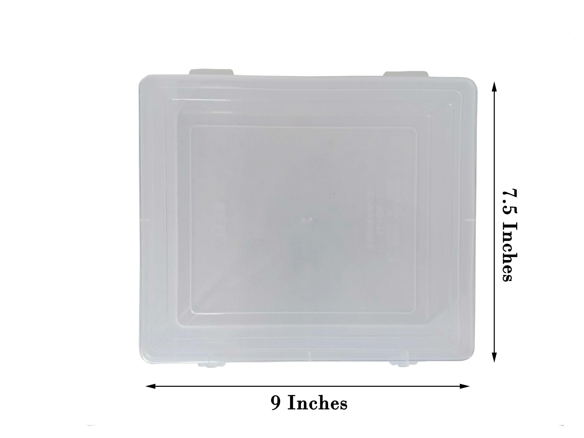 Clear Plastic Medium Storage Boxes upper view