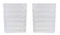 Clear Plastic Bright Small Storage Boxes set of 12