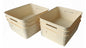 Plastic Checkered Large Storage Basket without lid Pearl White Colour upper view