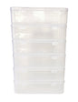 Clear Plastic Extra Large Storage Box set of 6