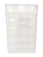 Clear Plastic Extra Large Storage Box set of 6