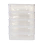 Clear Plastic Extra Large Storage Box  set of 5