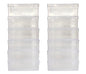 Clear Plastic Square Storage Boxes set of 12