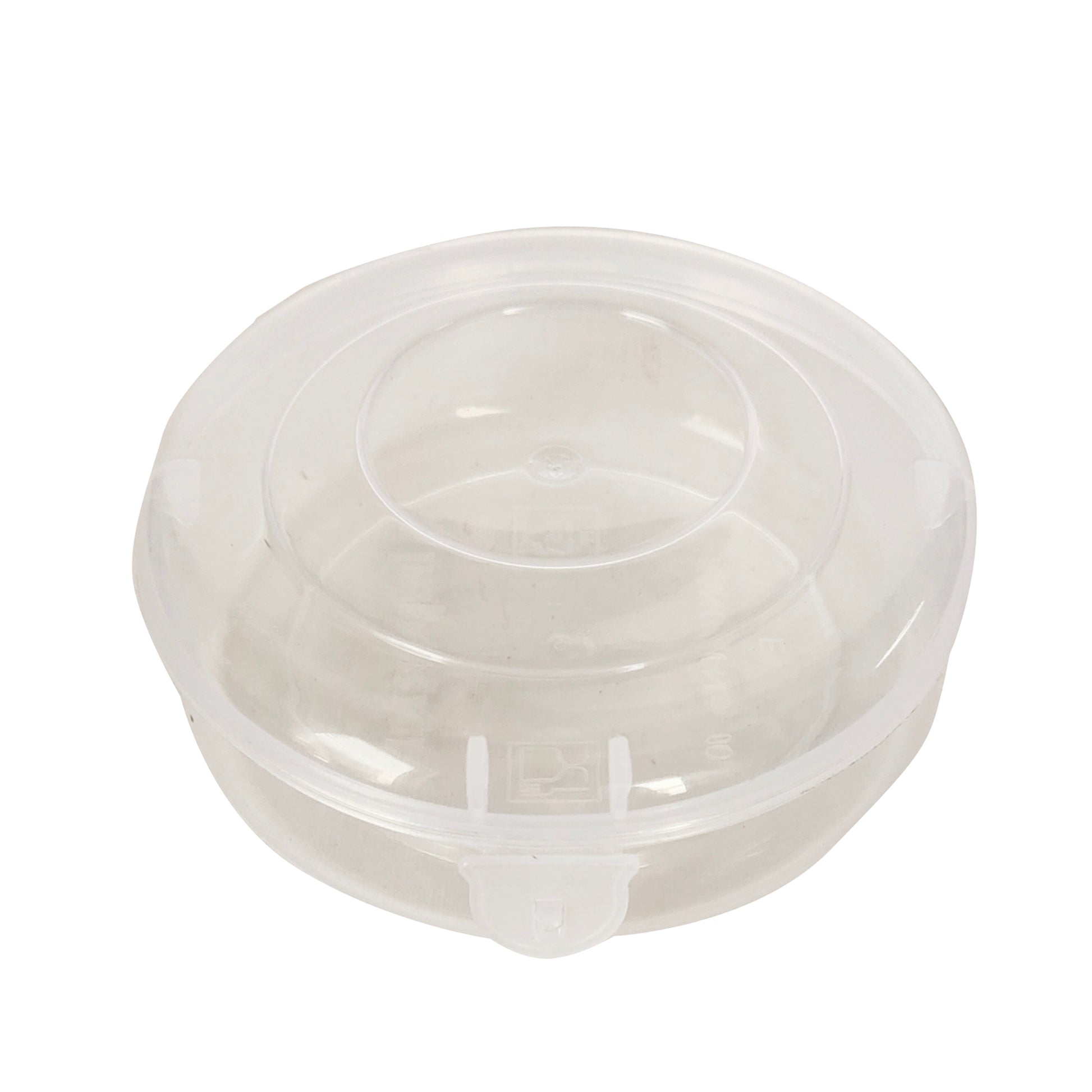 Plastic Clear Circular Storage Boxes upper view