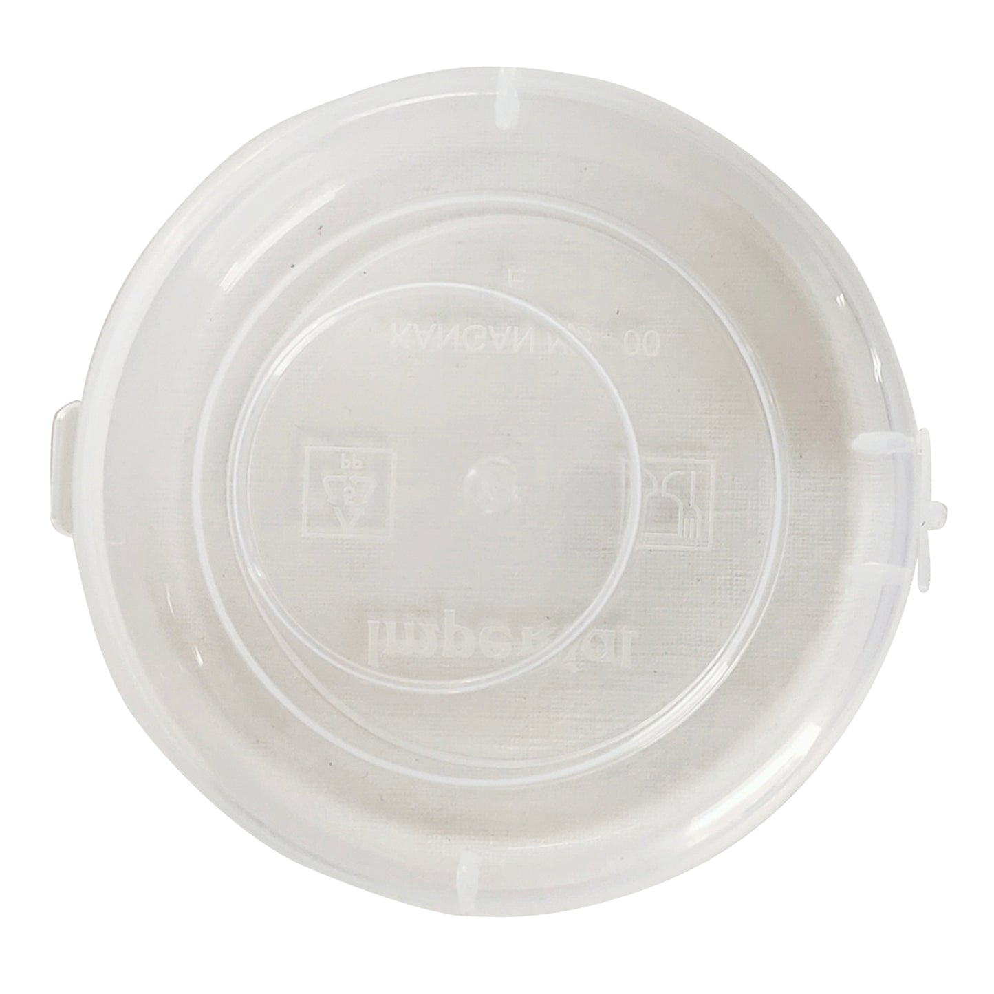 Plastic Clear Circular Storage Boxes upper view