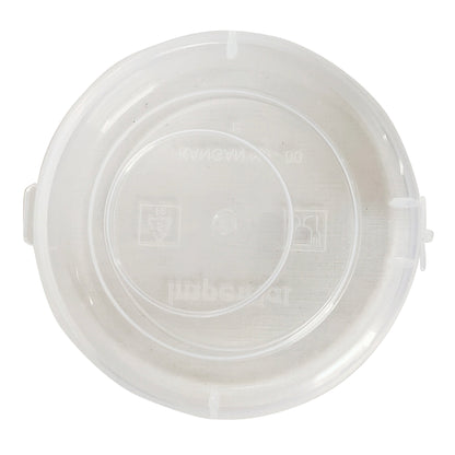 Plastic Clear Circular Storage Boxes upper view