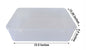 Clear Plastic Extra Large Storage Box showing box size