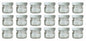 Small 32 ml Glass Mason Jars with Airtight White Cap Multi Purpose Jar/Pickle Jars (Set of 6)